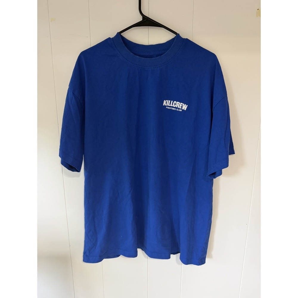 Kill Crew Fighters Club Shirt Medium Royal Blue Team KLCW Porrada Series Vol. 1